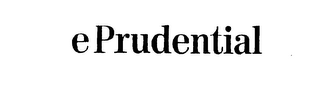 E PRUDENTIAL logo