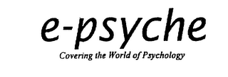 E-PSYCHE COVERING THE WORLD OF PSYCHOLOGY logo