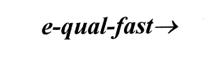 E-QUAL-FAST logo
