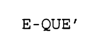 E-QUE' logo