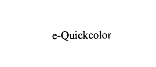 E-QUICKCOLOR logo