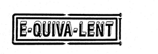 E-QUIVA-LENT logo