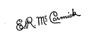E. R. MCCORMICK logo