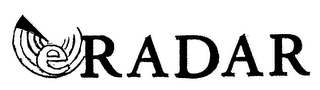 E RADAR logo