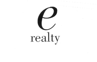 E REALTY logo
