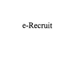 E-RECRUIT logo
