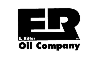 E. RITTER OIL COMPANY ER logo