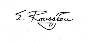 E. ROUSSEAU logo