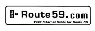 E-ROUTE 59.COM YOUR INTERNET GUIDE FOR ROUTE 59 logo