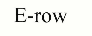 E-ROW logo