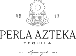 E S T D 2025 PERLA AZTEKA TEQUILA JAL AGAVE AZUL MEX logo