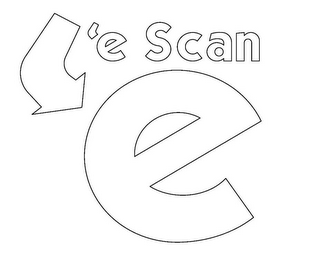 'E SCAN E logo