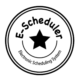 E-SCHEDULER ELECTRONIC SCHEDULING SYSTEM logo