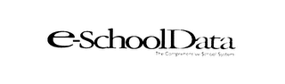 E-SCHOOL DATA THE COMPREHENSIVE SCHOOL DATA logo