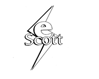 E SCOTT logo