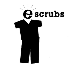E SCRUBS logo