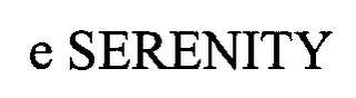 E SERENITY logo