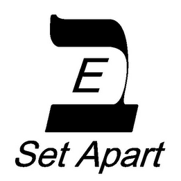 E SET APART logo
