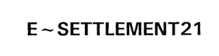 E-SETTLEMENT21 logo