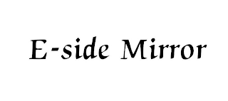 E-SIDE MIRROR logo