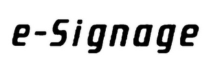 E-SIGNAGE logo
