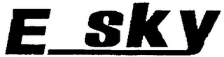 E SKY logo