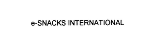 E-SNACKS INTERNATIONAL logo