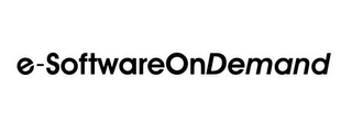 E-SOFTWAREONDEMAND logo