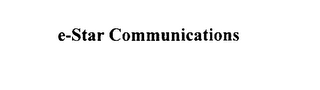 E-STAR COMMUNICATIONS logo