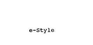 E-STYLE logo