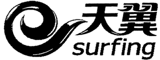E SURFING logo