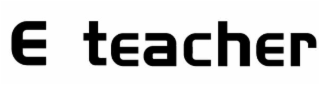 E TEACHER logo