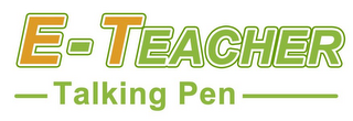 E-TEACHER TALKING PEN logo