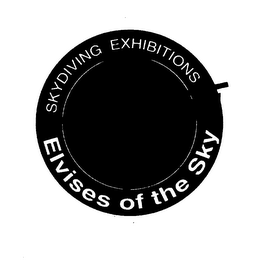 E TEAM ELVISES OF THE SKY SKYDIVING EXHIBITIONS logo