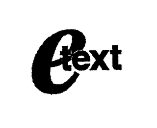 E TEXT logo