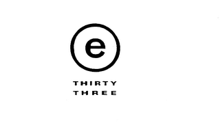 E THIRTY THREE logo