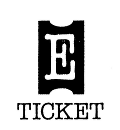 E TICKET logo