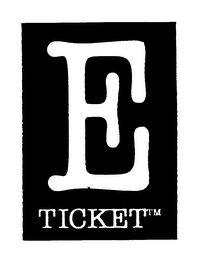 E TICKET logo