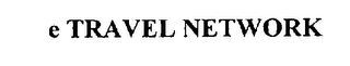 E TRAVEL NETWORK logo