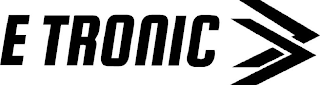 E TRONIC logo