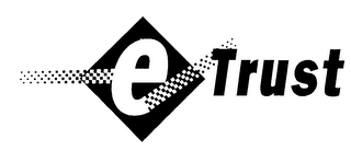 E TRUST logo