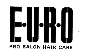 E-U-R-O PRO SALON HAIR CARE logo