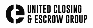 E UNITED CLOSING & ESCROW GROUP logo