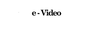 E-VIDEO logo