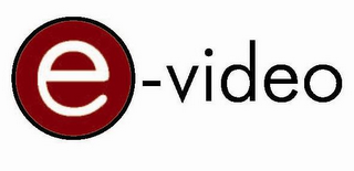 E-VIDEO logo