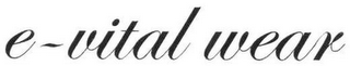 E-VITAL WEAR logo