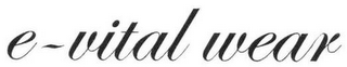 E-VITAL WEAR logo
