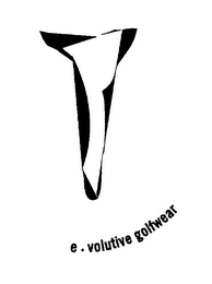 E. VOLUTIVE GOLFWEAR logo
