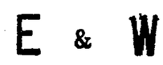 E & W logo