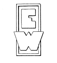 E W logo
